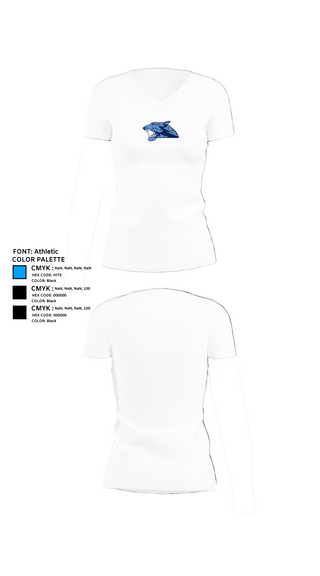 Womens Short Sleeve Vneck Shirt, CT Johnson High School Wrestling, Wrestling, Teamtime, Team time, sublimation, custom sports apparel, team uniforms, spirit wear, spiritwear, sports uniforms, custom shirts, team store, custom team store, fundraiser sports, apparel fundraiser