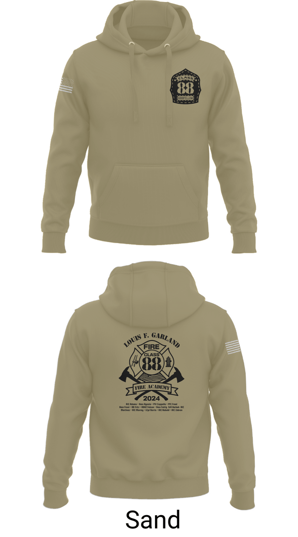 Hoodie, Class 88, Air Force, Teamtime, Team time, sublimation, custom sports apparel, team uniforms, spirit wear, spiritwear, sports uniforms, custom shirts, team store, custom team store, fundraiser sports, apparel fundraiser