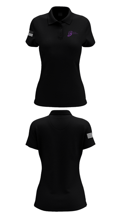 Branson Ultimate Gymnastics 57002260 Women's Short Sleeve Performance Polo  - 36
