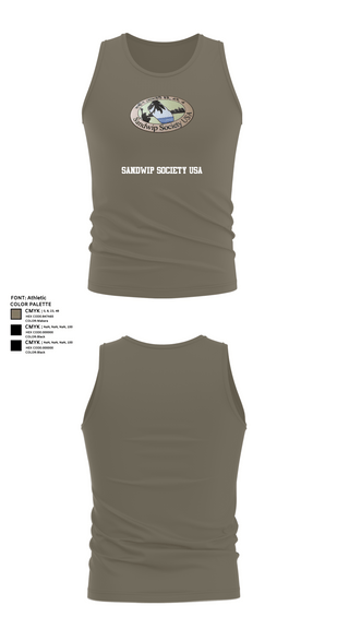 Tank Top, Sandwip society USA, , Teamtime, Team time, sublimation, custom sports apparel, team uniforms, spirit wear, spiritwear, sports uniforms, custom shirts, team store, custom team store, fundraiser sports, apparel fundraiser