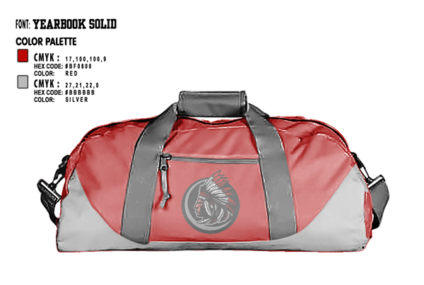 Duffle Bag, Bowie Middle School Football, Football, Teamtime, Team time, sublimation, custom sports apparel, team uniforms, spirit wear, spiritwear, sports uniforms, custom shirts, team store, custom team store, fundraiser sports, apparel fundraiser