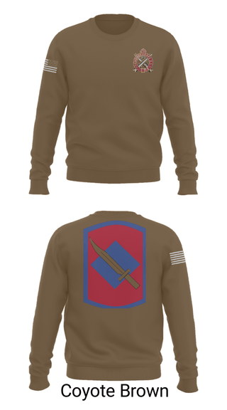 Crew Neck Sweatshirt, Fox Company 39th BSB (FA FSC), National Guard, Teamtime, Team time, sublimation, custom sports apparel, team uniforms, spirit wear, spiritwear, sports uniforms, custom shirts, team store, custom team store, fundraiser sports, apparel fundraiser