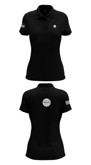 Womens Short Sleeve Performance Polo, Armstrong Towing & Recovery LLC, , Teamtime, Team time, sublimation, custom sports apparel, team uniforms, spirit wear, spiritwear, sports uniforms, custom shirts, team store, custom team store, fundraiser sports, apparel fundraiser