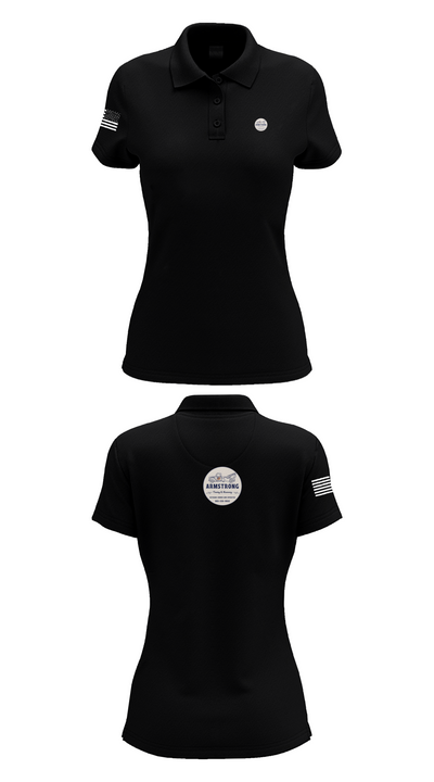 Armstrong Towing & Recovery LLC 19336053 Women's Short Sleeve Performance Polo  - 36