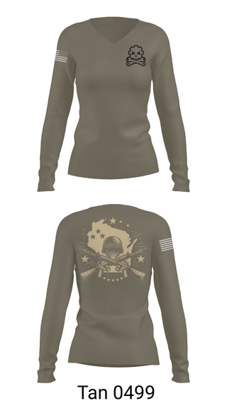 Womens Long Sleeve Vneck Shirt, 377th SMC, Army, Teamtime, Team time, sublimation, custom sports apparel, team uniforms, spirit wear, spiritwear, sports uniforms, custom shirts, team store, custom team store, fundraiser sports, apparel fundraiser