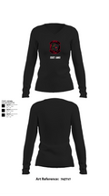 21st AMU 5909710 Women's Long Sleeve V-neck Shirt - 22