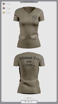 Knight Fire 43199468 Women's Short Sleeve V-neck Shirt - 3 (1)