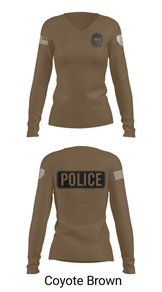 Women's Long Sleeve Vneck Shirt, 27 SOSFS, Air Force, Teamtime, Team time, sublimation, custom sports apparel, team uniforms, spirit wear, spiritwear, sports uniforms, custom shirts, team store, custom team store, fundraiser sports, apparel fundraiser