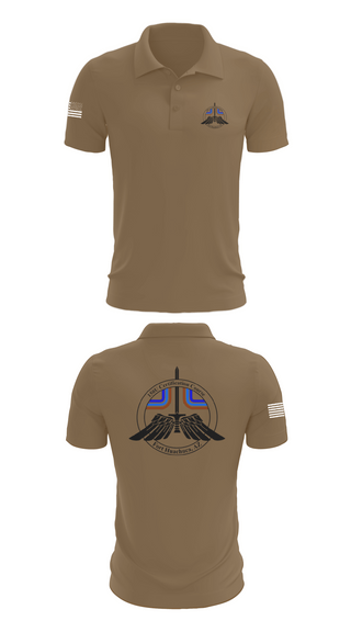 Short Sleeve Performance Polo, 2-13th AVN REGT, 150U Certification Course, , Teamtime, Team time, sublimation, custom sports apparel, team uniforms, spirit wear, spiritwear, sports uniforms, custom shirts, team store, custom team store, fundraiser sports, apparel fundraiser