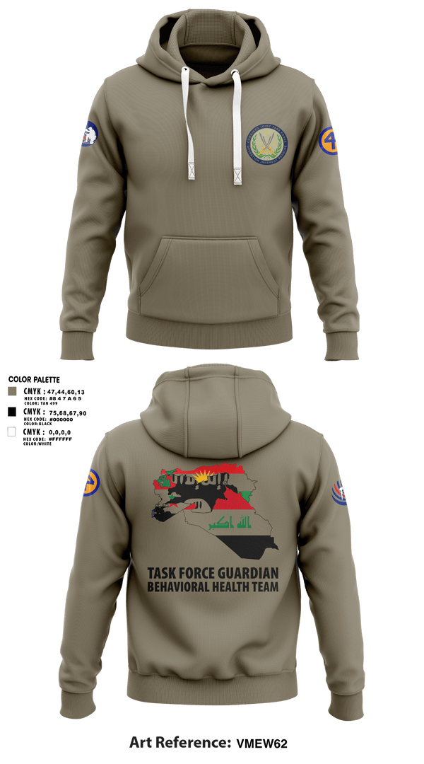 Hoodie, 44th ICBT, National Guard, Teamtime, Team time, sublimation, custom sports apparel, team uniforms, spirit wear, spiritwear, sports uniforms, custom shirts, team store, custom team store, fundraiser sports, apparel fundraiser