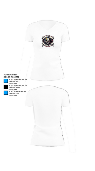 Womens Short Sleeve Vneck Shirt, Dead Balls Society, Bowling, Teamtime, Team time, sublimation, custom sports apparel, team uniforms, spirit wear, spiritwear, sports uniforms, custom shirts, team store, custom team store, fundraiser sports, apparel fundraiser