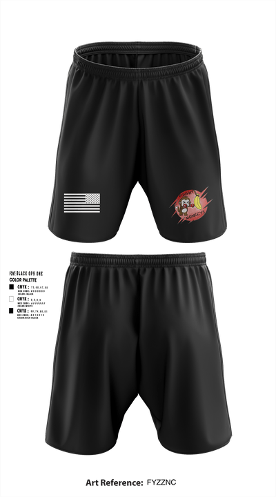 Fight Monkeys 33415169 Athletic Shorts With Pockets - 3