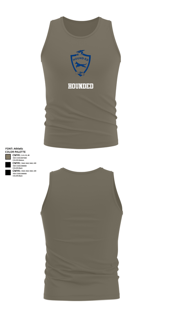 Tank Top, Hounded, , Teamtime, Team time, sublimation, custom sports apparel, team uniforms, spirit wear, spiritwear, sports uniforms, custom shirts, team store, custom team store, fundraiser sports, apparel fundraiser