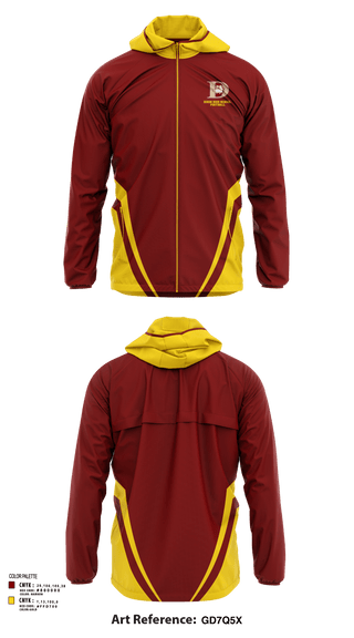 Windbreaker, Dixon High School Football, Football, Teamtime, Team time, sublimation, custom sports apparel, team uniforms, spirit wear, spiritwear, sports uniforms, custom shirts, team store, custom team store, fundraiser sports, apparel fundraiser