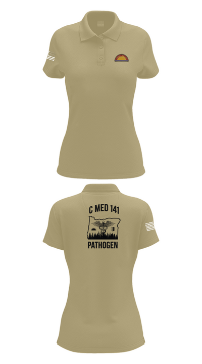 C Med 88701681 Women's Short Sleeve Performance Polo  - 90