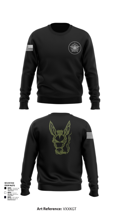 Lowndes County Sheriff’s Office Special Operations Division 52350448 Crew Neck Sweatshirt - 106