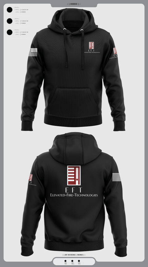 Hoodie, Elevated Fire Technologies Inc, Fire Department, Teamtime, Team time, sublimation, custom sports apparel, team uniforms, spirit wear, spiritwear, sports uniforms, custom shirts, team store, custom team store, fundraiser sports, apparel fundraiser