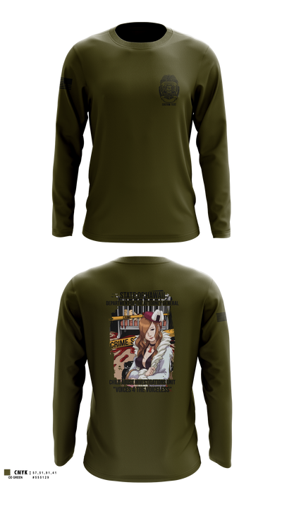 State of Hawaii Department of the Attorney General Child Abuse Investigations Unit 2926243 Long Sleeve Performance Shirt 2