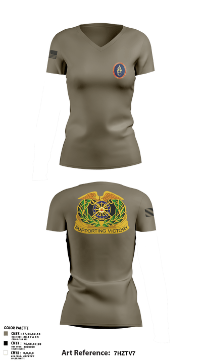ALC 55179644 Women's Short Sleeve V-neck Shirt - 1