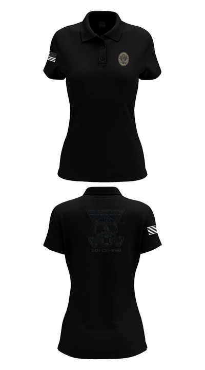 61st CST 56297636 Women's Short Sleeve Performance Polo  - 35