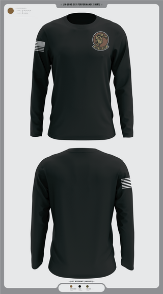 Long Sleeve Performance Shirt, 332 ECS SCOS, Air Force, Teamtime, Team time, sublimation, custom sports apparel, team uniforms, spirit wear, spiritwear, sports uniforms, custom shirts, team store, custom team store, fundraiser sports, apparel fundraiser