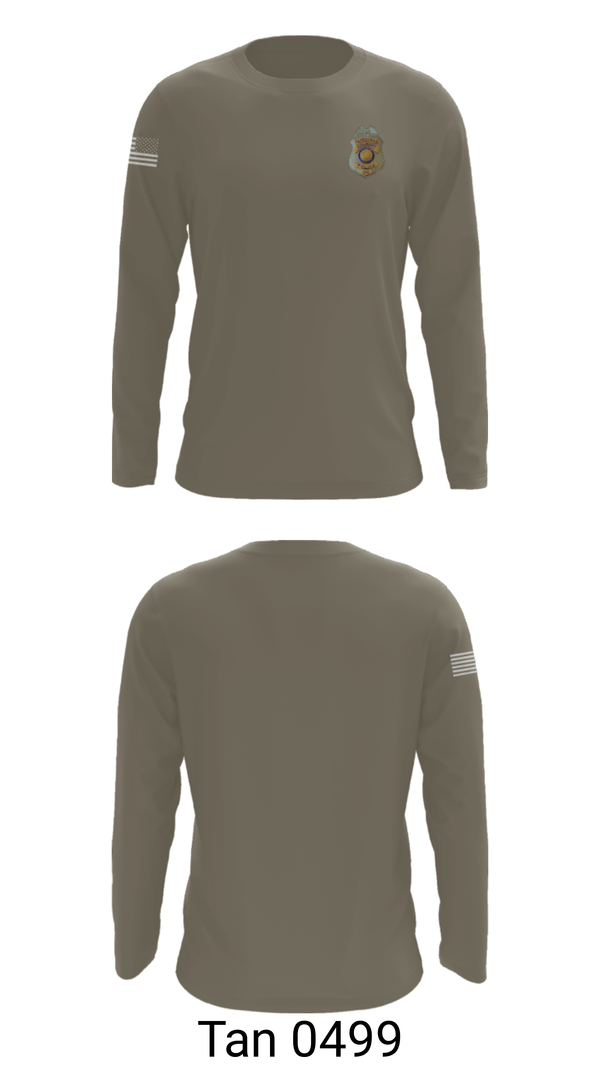 Long Sleeve Performance Shirt, Colbert PD, Police, Teamtime, Team time, sublimation, custom sports apparel, team uniforms, spirit wear, spiritwear, sports uniforms, custom shirts, team store, custom team store, fundraiser sports, apparel fundraiser