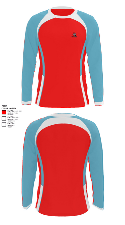 Seattle Christian School (High School) Track 4009175 Long Sleeve Performance Shirt - 28