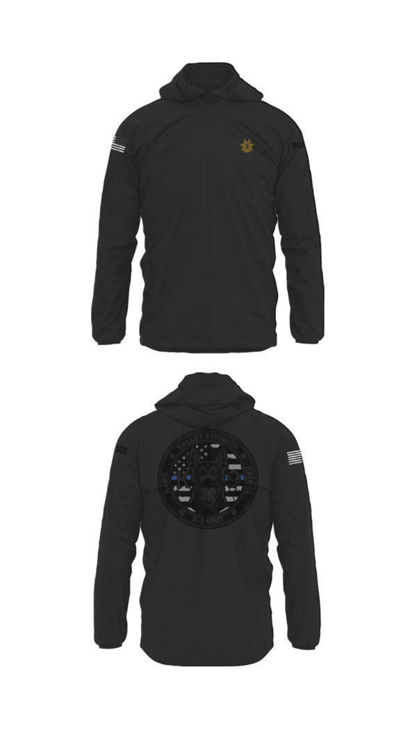 Windbreaker, VALLEY K9, , Teamtime, Team time, sublimation, custom sports apparel, team uniforms, spirit wear, spiritwear, sports uniforms, custom shirts, team store, custom team store, fundraiser sports, apparel fundraiser
