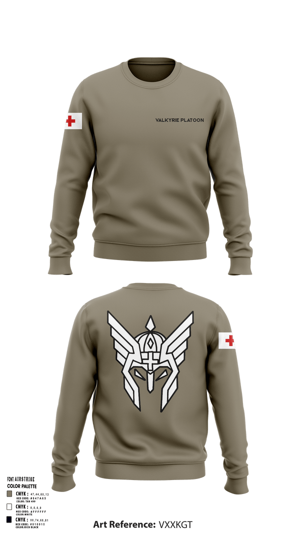 Crew Neck Sweatshirt, Evac PLT, RSS, 2CR, , Teamtime, Team time, sublimation, custom sports apparel, team uniforms, spirit wear, spiritwear, sports uniforms, custom shirts, team store, custom team store, fundraiser sports, apparel fundraiser
