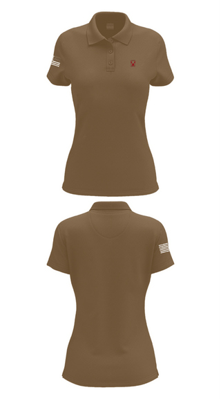 Womens Short Sleeve Performance Polo, 647 RSG, Army, Teamtime, Team time, sublimation, custom sports apparel, team uniforms, spirit wear, spiritwear, sports uniforms, custom shirts, team store, custom team store, fundraiser sports, apparel fundraiser