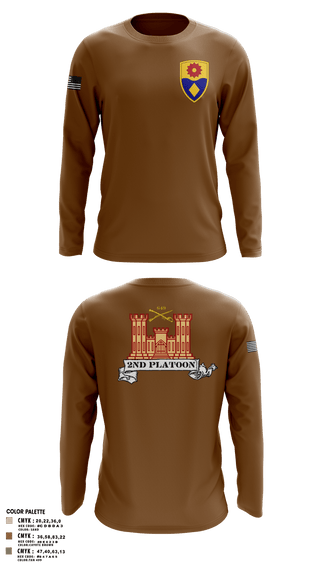 Long Sleeve Performance Shirt, 649 ENG CO649 ENG CO649 EN CO, Army, Teamtime, Team time, sublimation, custom sports apparel, team uniforms, spirit wear, spiritwear, sports uniforms, custom shirts, team store, custom team store, fundraiser sports, apparel fundraiser