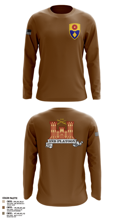 649 ENG CO649 ENG CO 61246639 Long Sleeve Performance Shirt - 5