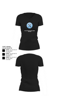 HHD, 415th Military Intelligence Battalion 84302898 Women's Short Sleeve V-neck Shirt - 23