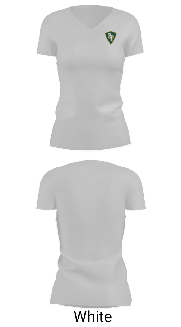 Women's Short Sleeve Vneck Shirt, Rex Putnam High School Cross Country, Cross Country, Teamtime, Team time, sublimation, custom sports apparel, team uniforms, spirit wear, spiritwear, sports uniforms, custom shirts, team store, custom team store, fundraiser sports, apparel fundraiser