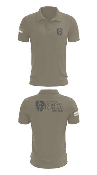 Short Sleeve Performance Polo, CCoE NCOA Charlie Branch, , Teamtime, Team time, sublimation, custom sports apparel, team uniforms, spirit wear, spiritwear, sports uniforms, custom shirts, team store, custom team store, fundraiser sports, apparel fundraiser