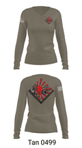 CLC 36 SUPPLY 30300960 Women's Long Sleeve V-neck Shirt -1 77