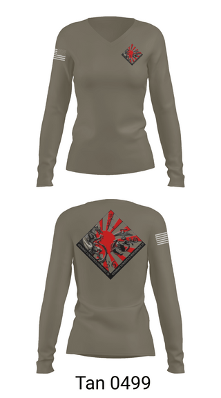 Womens Long Sleeve Vneck Shirt 1, CLC 36 SUPPLY, Marines, Teamtime, Team time, sublimation, custom sports apparel, team uniforms, spirit wear, spiritwear, sports uniforms, custom shirts, team store, custom team store, fundraiser sports, apparel fundraiser