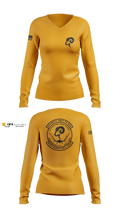 AFJROTC FL-034 58345712 Women's Long Sleeve V-neck Shirt - 1