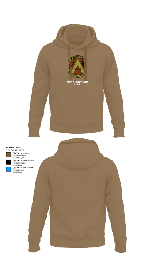 Hoodie, 340th Flying Training Group, Air Force, Teamtime, Team time, sublimation, custom sports apparel, team uniforms, spirit wear, spiritwear, sports uniforms, custom shirts, team store, custom team store, fundraiser sports, apparel fundraiser