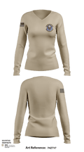 721st Mobility Support Squadron 57301201 Women's Long Sleeve V-neck Shirt - 115