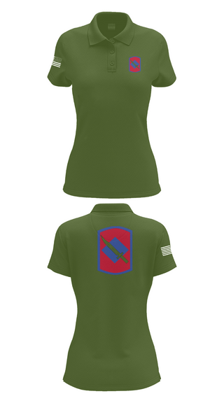 Womens Short Sleeve Performance Polo, 39th Infantry Brigade, , Teamtime, Team time, sublimation, custom sports apparel, team uniforms, spirit wear, spiritwear, sports uniforms, custom shirts, team store, custom team store, fundraiser sports, apparel fundraiser