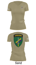 Civil Affairs Schoolhouse 5293701 Women's Short Sleeve V-neck Shirt - 88
