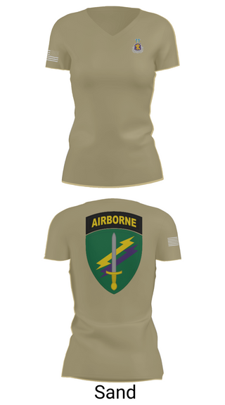 Womens Short Sleeve Vneck Shirt, Civil Affairs Schoolhouse, , Teamtime, Team time, sublimation, custom sports apparel, team uniforms, spirit wear, spiritwear, sports uniforms, custom shirts, team store, custom team store, fundraiser sports, apparel fundraiser
