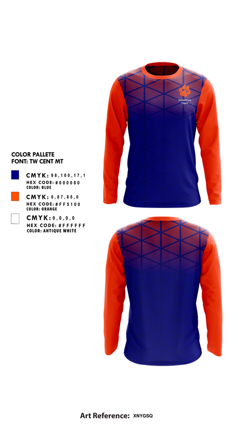 Long Sleeve Performance Shirt, Jamestown Middle School Basketball, Men's Basketball, Teamtime, Team time, sublimation, custom sports apparel, team uniforms, spirit wear, spiritwear, sports uniforms, custom shirts, team store, custom team store, fundraiser sports, apparel fundraiser