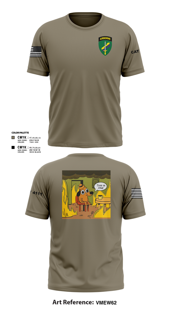 CAT 4111 31010816 Short Sleeve Performance Shirt - 3