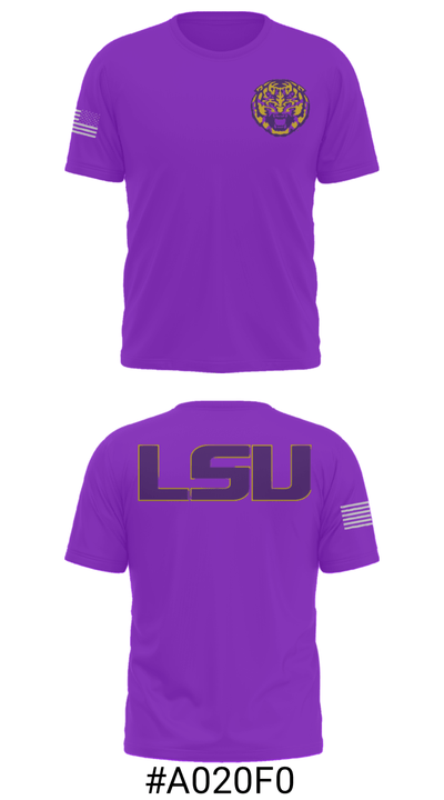 Louisiana State University 82713669 Short Sleeve Performance Shirt - 19