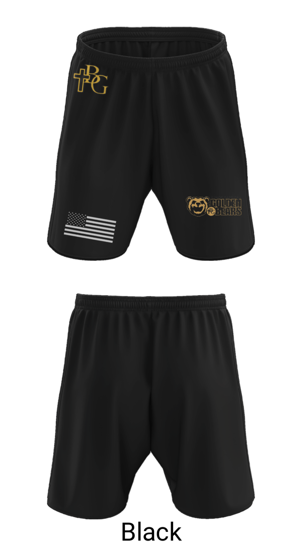 Athletic Shorts With Pockets, Bishop Garrigan Catholic Junior High School Track, Track & Field, Teamtime, Team time, sublimation, custom sports apparel, team uniforms, spirit wear, spiritwear, sports uniforms, custom shirts, team store, custom team store, fundraiser sports, apparel fundraiser