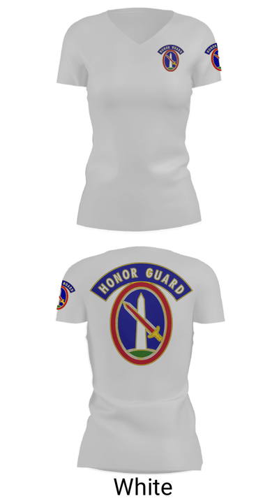 3RD U S Infantry Brigade 54661375 Women's Short Sleeve V-neck Shirt - 7