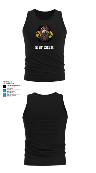 Tank Top, 51st Chem, Army, Teamtime, Team time, sublimation, custom sports apparel, team uniforms, spirit wear, spiritwear, sports uniforms, custom shirts, team store, custom team store, fundraiser sports, apparel fundraiser