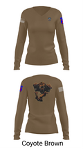 B Co 277 ASB ASES Section 28797933 Women's Long Sleeve V-neck Shirt - 17
